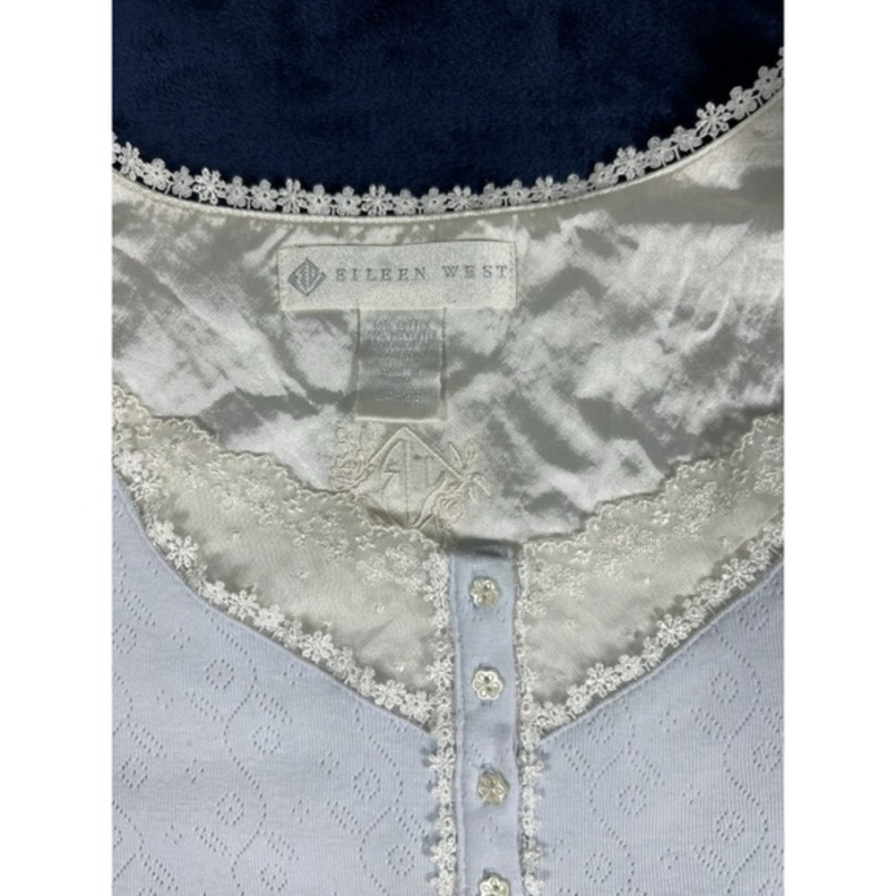 Eileen West Nightgown Size Large Cotton - Picture 7 of 13